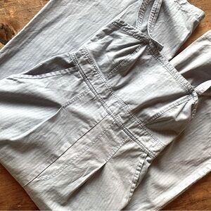 Free People Denim Light Gray Blue Jumper